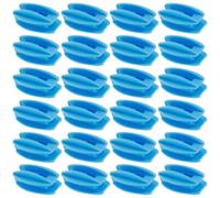 GAROZATION Lot de 24 Isolateurs de Fil de Clôture Électrique en Plastique pour Poteau d'angle, Résistance Maximale et Durabilité pour Gestion de Ferme et Sécurité des Pâturages