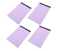 GAROZATION Lot de 4 Blocs-notes Détachables en Papier Ligné A5, Léger et Pratique pour Bureau, Carnet de Notes pour Prise de Notes Rapide Travail