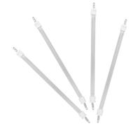 GAROZATION Lot de 4 Tubes Chauffants en Quartz Céramique pour Chauffage Infrarouge, Élément de Remplacement Stable et Performant, pour Usage Domestique et Bureau