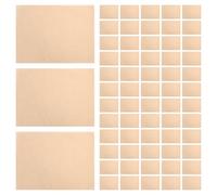 GAROZATION Papier Sulfurisé Prédécoupé 100 Feuilles 40x30 cm en Papier Kraft Naturel Antiadhésif, Utilisé pour Cuisson de Gâteaux et Friture au Barbecue
