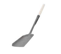 GAROZATION Pelle à Cendres pour Cheminée Manche Long en Bois Léger, Pelle à Charbon en Fer Robuste, Outil de Nettoyage Multifonction pour Poêle et Foyer Domestique