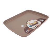 GAROZATION Plateau de Service Rectangulaire en Plastique, Empilable, pour Desserts et Sucreries à Manger à Domicile, Design Simple Réutilisable