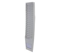 GAROZATION Support Mural Multi-grilles 20 Emplacements Rangement Gain de Place pour Classification et Marquage pour Cartes de Matériel en Plastique en Entrepôt