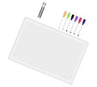 GAROZATION Tableau Blanc Transparent et Décoratif en Acrylique Effaçable à Sec Facile à Utiliser pour Planning Hebdomadaire pour Bureau ou Maison