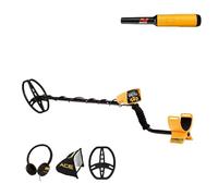 Garrett - Detecteur De Metaux Ace 400 i avec 3 Accessoires Inclus (casque audio, protège disque, protège pluie boîtier)+ Propointer At Etanche