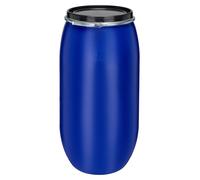 Garronda 150L Fût alimentaire en plastique HDPE pour maison&jardin GD-0078, Bleu