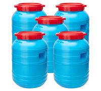 Garronda 5x 30L Fût en plastique Fût alimentaire Fût universel 30 litres GD-0055