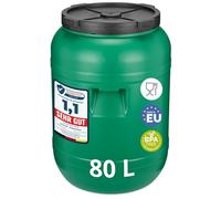 Garronda 80L Fût Plastique Alimentaire Sans BPA - Récupérateur d'Eau Bidon Alimentaire avec Couvercle pour Eau, Choucroute, Croquettes, Fermentation GD-0142