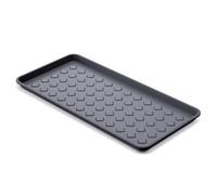 Garronda Bac d'égouttement pour Chaussures Plaques d'écoulement Bac d'égouttement pour Chaussures 72 x 35 cm Bac en PVC en Plastique Porte-Chaussures GD-0052 (Noir - 1 Pièces, 72 x 35 cm)
