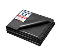 Garronda Bâche pour Bassin Extérieur 8x1m Liner Étanche PE 0,5 mm GD-0257 | 8m², Imperméable, Résistant UV, pour Bassin de Jardin Poissons Piscine Naturelle Étang Ruisseau Jardin Aquatique, Noir