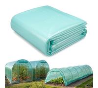 Garronda Bâche pour Serre de Jardin 6x6 m - Film Plastique pour Serre Tunnel LDPE Épais 135μm 3 Couches Anti-UV 4 Saisons Transparent Vert Résistant aux Intempéries et Protège les Cultures GD-0198