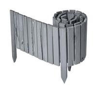 Garronda Bordure Jardin Bois 30x200cm Ganivelle Rouleau Gris GD-0149 | Clôture Jardin Flexible, Décorative, Traitée, Résistante, Bordure Massif Extérieur pour Potager Parterre Pelouse Arbre Allée