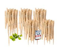 Garronda Cloture Jardin Exterieur à Planter en noisetier, clôture Jardin, clôture Bois, Bordure en Bois, ganivelle de Potager Exterieur GD-0156 Lot de 5 (Écart des Lattes: 3-5 cm, 50 cm x 5m)
