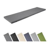 Garronda Coussin de Banc Extérieur 140x40 cm Imperméable Résistant UV avec Élastiques GD-0220 Anthracite