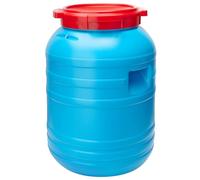 Garronda Fût en Plastique de 30 L Fût Alimentaire en Plastique HDPE Récipient pour Jardin GD-0055 (Bleu, 30 litres)
