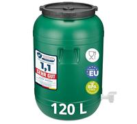 Garronda Fût Plastique Alimentaire 120L sans BPA Récupérateur d'eau GD-0142