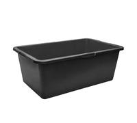 Garronda Lot de 1 Grand Bac à Mortier Rectangulaire 80L Plastique GD-0169