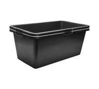 Garronda Lot de 2 Grand Bac à Mortier Rectangulaire 60L Plastique GD-0169