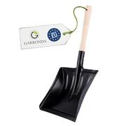 Garronda Pelle à poussière en métal à Manche en Bois GD-0002 (Noir)