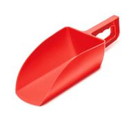 Garronda Pelle en plastique robuste 1 kg pour aliments pour animaux, céréales, farine, graines - Grande pelle doseuse pour ferme, écurie, élevage, animaux domestiques - GD-0157 (Rouge)