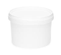 Garronda Petit Seau avec Couvercle 0,5L sans Anse 50 Pièces Blanc GD-0071