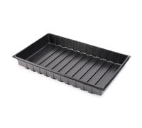 Garronda Plateau de Culture, Bac de Culture en Plastique pour Mini Serre et Semis, Plateau pour Plantes et Jardin, Bac de Germination Étanche, Idéal pour Potager et Balcon (53x32 cm, Noir)