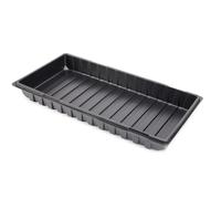 Garronda Plateau de Culture, Bac de Culture en Plastique pour Mini Serre et Semis, Plateau pour Plantes et Jardin, Bac de Germination Étanche, Idéal pour Potager et Balcon (60x30 cm, Noir)