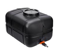 Garronda Réservoir d’Eau 150 litres avec Couvercle - Grand Récupérateur d’Eau de Pluie pour Usage Domestique et Professionnel GD-0098 (Noir)