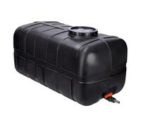 Garronda Réservoir d’Eau 280 litres avec Couvercle - Grand Récupérateur d’Eau de Pluie pour Usage Domestique et Professionnel GD-0098 (Noir)