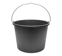 Garronda Seau de Chantier et Mortier Plastique 20L Lot de 1 Noir GD-0168