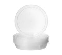 Garronda Soucoupes pour Pots Horticulture Ronds GD-0026 (10 Pièces Transparent, ⌀ 27cm H=3,2cm)