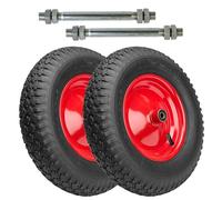 Garronda x2 Roue de Brouette 4.80/4.00-8 2PR Ø 390×95 mm Gonflable GD-0163