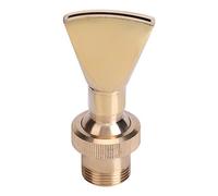 Garsent Buse de Fontaine, 1/2 "DN15 & 3/4" DN20 Buse de Fontaine en Laiton en Forme d'Éventail Tête de Vaporisateur Arrosoir Réglable Tête d'Arroseur Jet d'eau pour Étang de Jardin.