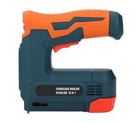 Garsent Cloueur sans Fil 2000 MAh, Pistolet à Clous alimenté par Batterie, Chargeur USB, Agrafeuse électrique pour le Travail du Bois, la Tapisserie, la Menuiserie de Meubles