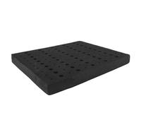 Garsent Plateau de Rangement pour Mèches de Routeur, Trous de 1/4 1/2 Pouces, Support Organisateur de Mèches de Fraisage en Mousse EVA Haute densité pour Boîte à Outils d'atelier, Plateau de (Base