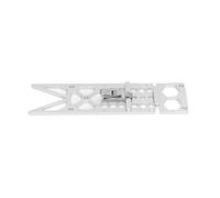Garsent Rail de Guidage à Angle Droit, Outil de Travail du Bois pour Scie Circulaire électrique à 90 Degrés pour, Compatible avec le Guide de Coupe en Alliage d'aluminium Triton