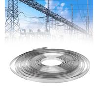 Garsent Ruban de Cerclage en Acier Inoxydable 304 1/2 Po X 0,02 Po X 100 Pi, Résistance à la Rupture de 1 700 Lb Sangle de Cerclage Métallique pour Regroupement Industriel Robuste, Installation