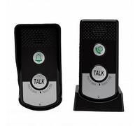 Garsent Sonnette D'interphone sans Fil à 2 Voies, Appelant Vocal Rechargeable avec Portée de 1000 M, Système D'appel D'infirmière d'urgence pour Soins aux Enfants âgés à L'hôpital à (1)