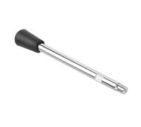 Garsent Tige de Manivelle Rotative en Acier au Carbone 13 Mm X 211 Mm pour Perceuse à Tour, Tige de Poignée de Machine Robuste avec Poignée en Caoutchouc pour équipement Industriel (M12 3)