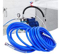 Garsent Tuyau de Pulvérisation de Peinture sans Air 1/4 Pouces 3265Psi 13 Mètres Tube en Fibre Flexible pour Pistolet Pulvérisateur, Tuyau de Peinture en Nylon Haute Pression avec Une Excellente
