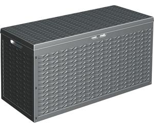 Garten Aufbewahrungsbox mit Deckel Kunststoff 120x45x60 cm
