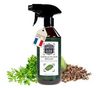 Garten Glück® Thym Spray Anti Pyrale du Buis Traitement pour Arbuste, Fleur, Plante -500ml- Non Tachant - Usage Intérieur & Extérieur - Barrière Répulsive de Longue Durée Anti Chenille Pyrale du Buis