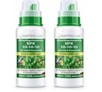 Garten Lux Engrais Universel Concentré Liquide NPK 10-10-10, 500 ml (Lot de 2)