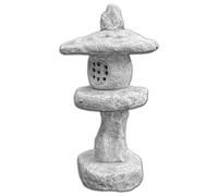 gartendekoparadies.de Grande Lanterne Japonaise Massive en Pierre Tachi-Gata Lampe Japon en Pierre reconstituée, résistant au Gel
