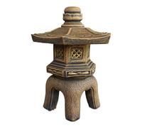 gartendekoparadies.de Lanterne Japonaise Massive Oki Gata Yukimi en Pierre reconstituée, résistant au Gel (Or)