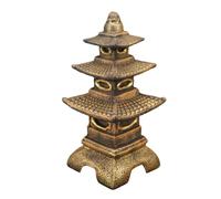 gartendekoparadies.de Lanterne Japonaise Massive Pagode en Pierre reconstituée, résistant au Gel (Or)