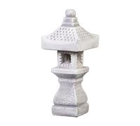 gartendekoparadies.de Lanterne Japonaise Massive Tachi-Gata Lampe en Pierre en Pierre reconstituée, résistant au Gel