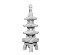 gartendekoparadies.de Magnifique Grande Lanterne Massive Lanterne Japonaise Pagode en Pierre reconstituée, résistant au Gel