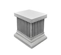 gartendekoparadies.de Socle Massif piédestal rectangulaire Colonne en Pierre reconstituée, résistant au Gel