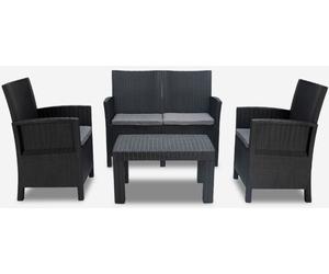 Gartenmöbel Set Sofa 2 Sessel Tisch Outdoor Taormina Grand Soleil